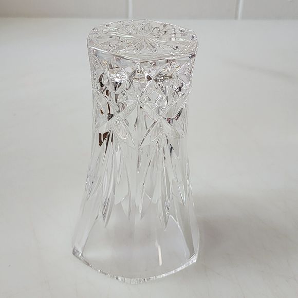 Vintage Led Cut‎ Crystal Bud Vase 5x3 Inch - Picture 11 of 16